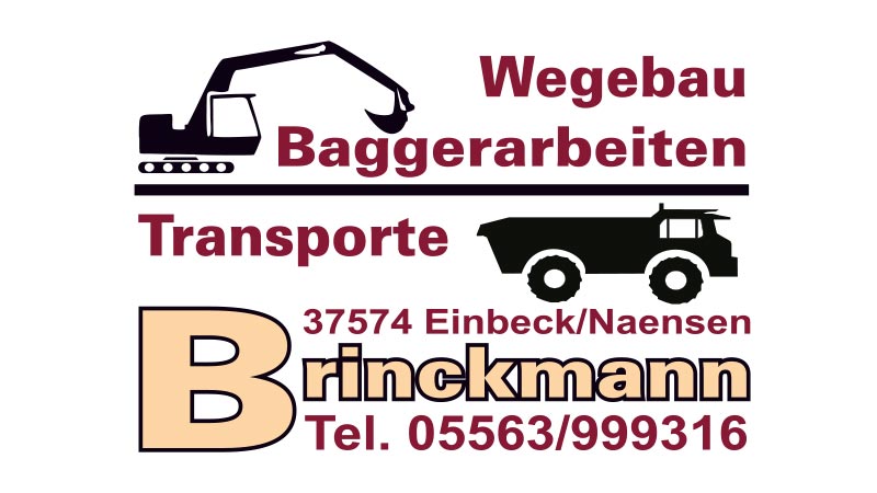 Brinckmann - Wegebau, Baggerarbeiten